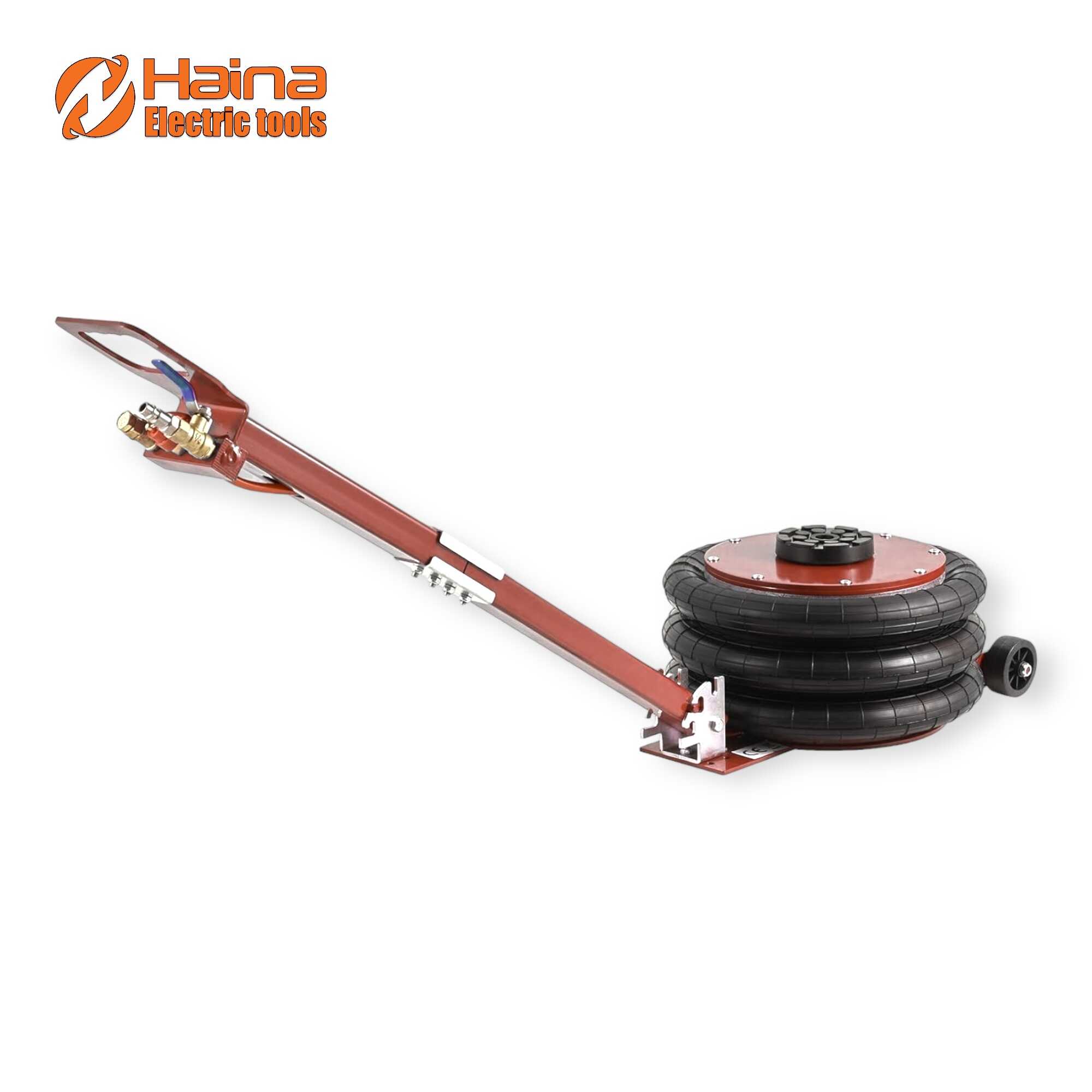 Pneumatikus Légpárnás Emelő - 6,5 tonna teherbírás, állítható hosszú nyéllel - HAINA M130