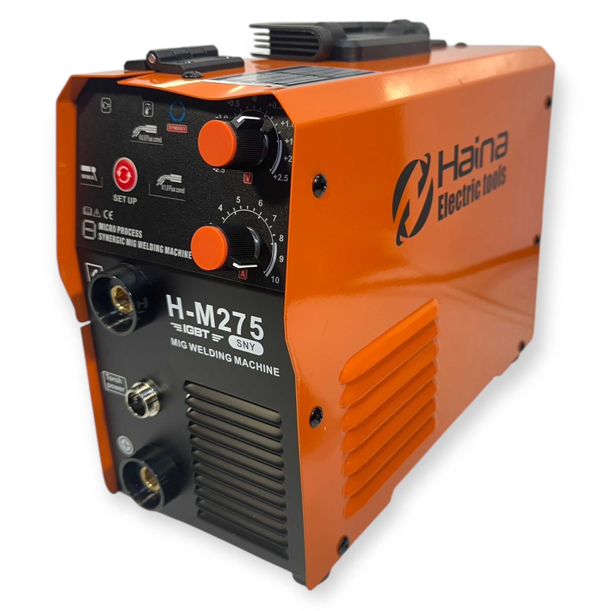 Inverteres 3in1 Hegesztőgép 275A Szinergikus Vezérlés MMA NoGas TIG H-MIG275-SNY Haina - Image 8