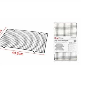 Fém süteményhűtő rács és sütőrács 40.8x25.4cm Kmt Style