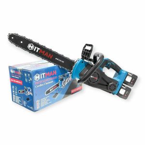 Akkumulátoros Láncfűrész 196V 16" Vezetővel 2 db 98V Akkuval HT-BCHS-6805MAX Hitman