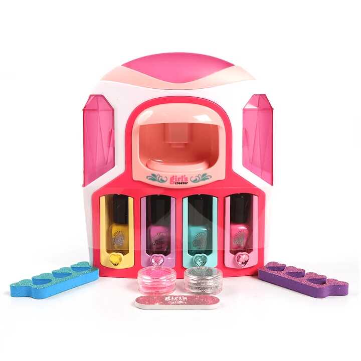 Köröm studió készlet kislányoknak ,szárítóval és kiegészítőkkel