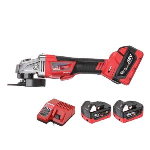 Akkumulátoros sarokcsiszoló és flex szénkefe nélküli motorral, fordulatszabályzóval, 125 mm, 2 db 88V akkumulátorral, kofferben XN1040 SUPAMASTER