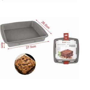 Téglalap alakú szilikon sütőforma és tepsi 33x24x4cm Kmt Style