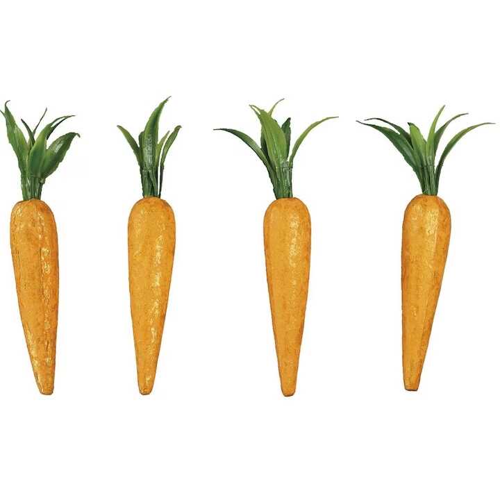 Húsvéti dekorációs sárgarépa szett 4 db/csomag KTM - Image 2