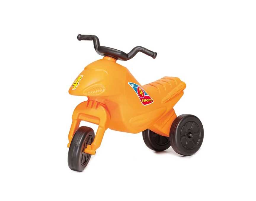 Sport 4-es Junior Műanyag 3 kerekű Futómotor- narancsszín - Image 2