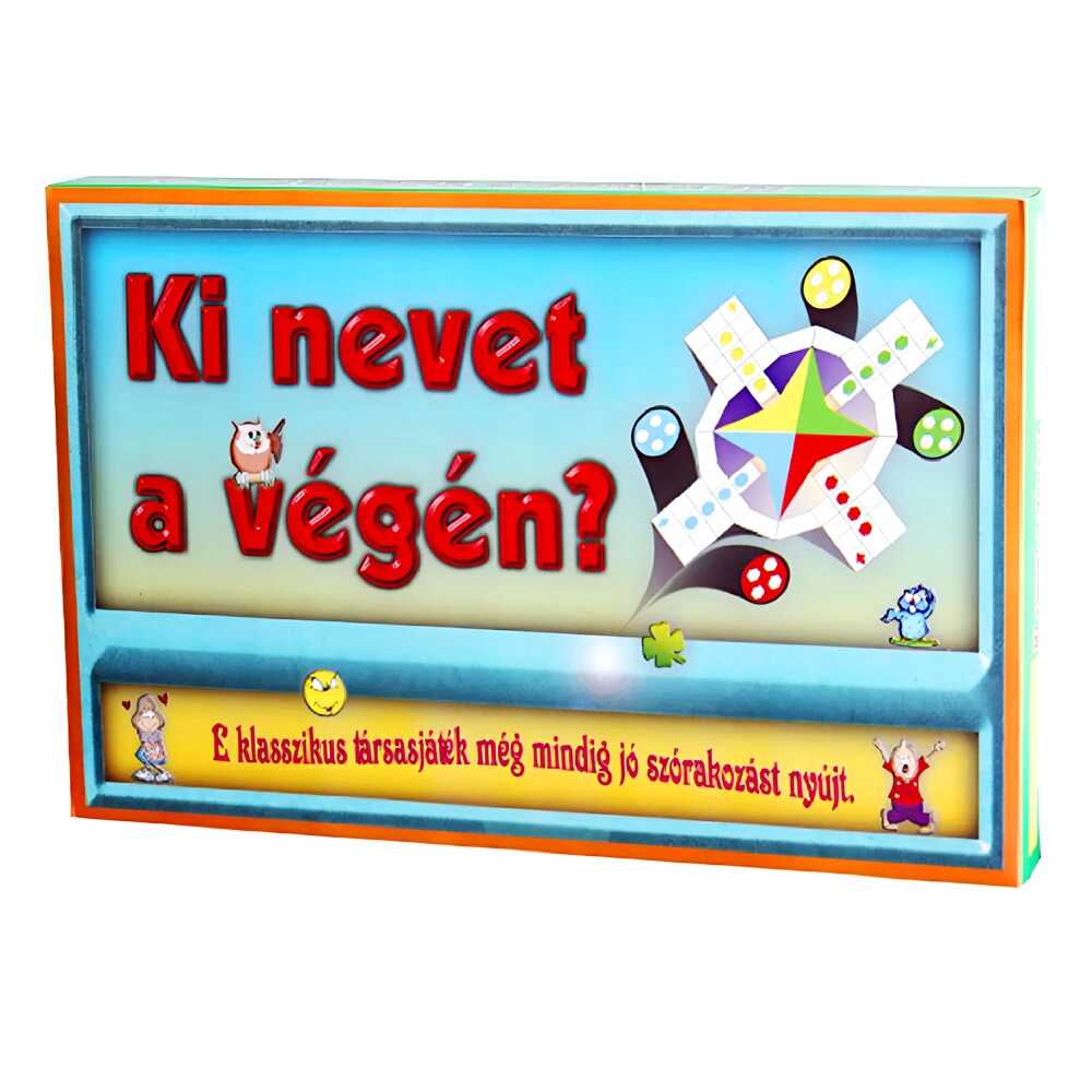 Ki nevet a végén -klasszikus családi társasjáték