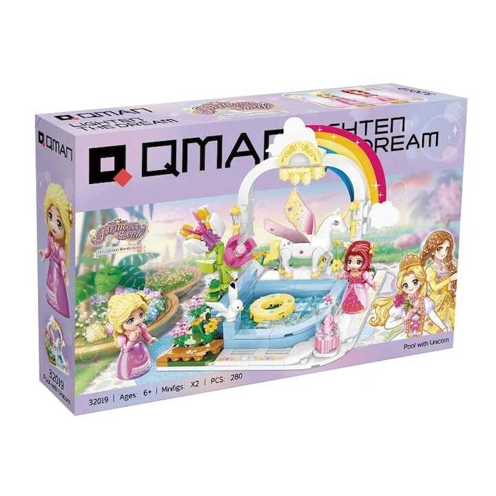 Varázslatos Unikornis medence építőjáték , 280 db -os , 6 éves kortól - Image 2