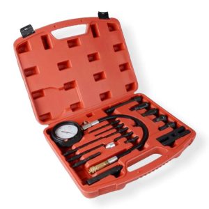 Dízel Kompresszió Mérő Készlet - 17 részes, 0–70 bar tartomány - HAINA HA-300