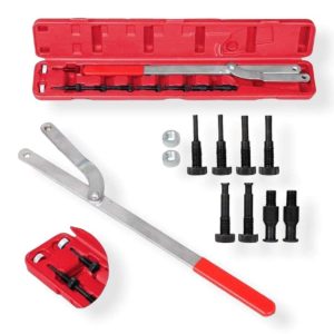 Univerzális Csapos Ékszíjtárcsa Forgató Készlet - 11 részes, 40-220 mm tartomány - HAINA HA-1095