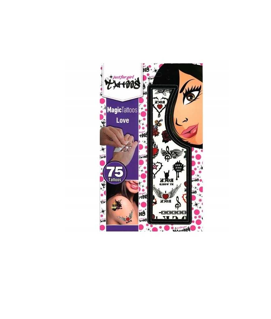 Tetoválás szett lányoknak , 75 db-os - Image 2