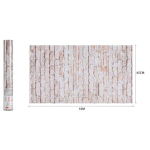 Rusztikus Vörös-Barna Téglamintás Öntapadós Tapéta 45cm x 10m - Torch