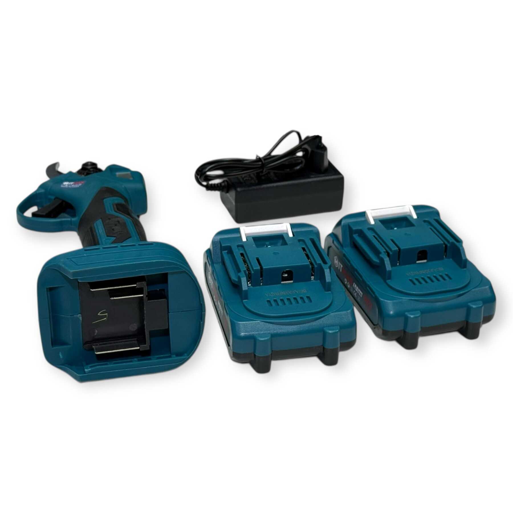 Akkumulátoros Metszőolló 88V LCD Kijelző 2-Akkús 2-Kés Készlet HT-BSCS-6449 Hitman