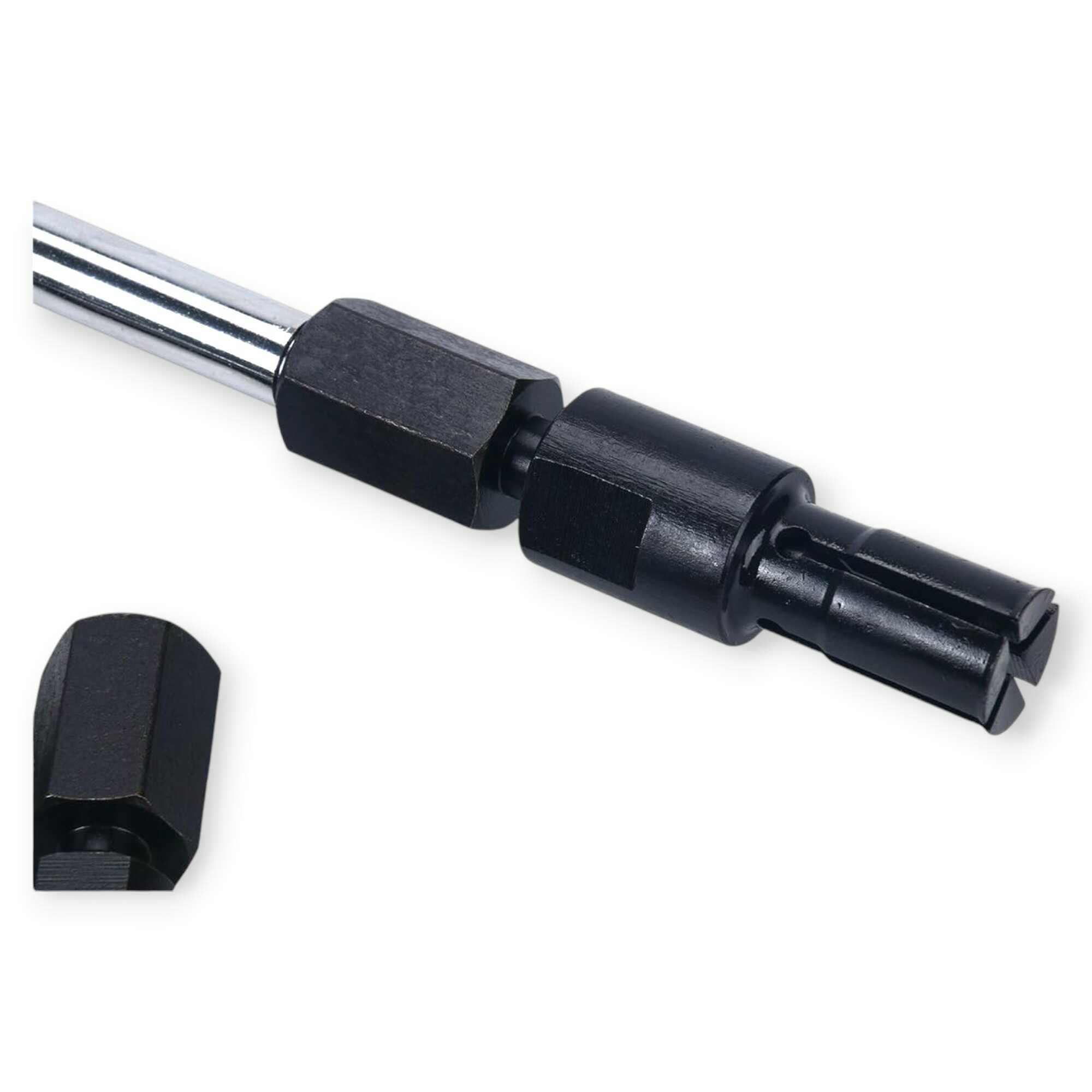 9 részes Professzionális Csúszókalapácsos Belső Csapágy Kihúzó Készlet - 8-32 mm Vakfurat Adapterekkel - HAINA HA-6002