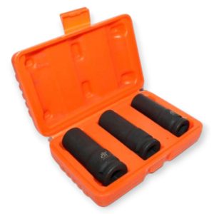 Betétes Gépi Dugókulcs Készlet - 17, 19, 21 mm, alufelni védelemmel - HAINA HB-6774