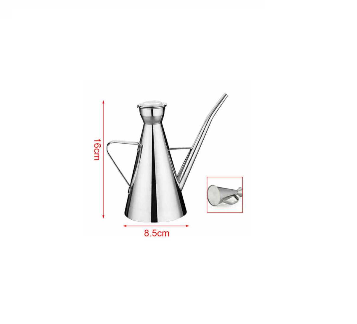 Rozsdamentes hosszú csőrű olajtartó kanna 250ml Kmt Style - Image 2