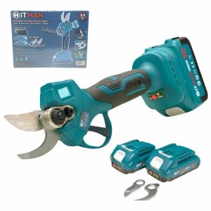 Akkumulátoros Metszőolló 88V LCD Kijelző 2-Akkús 2-Kés Készlet HT-BSCS-6449 Hitman