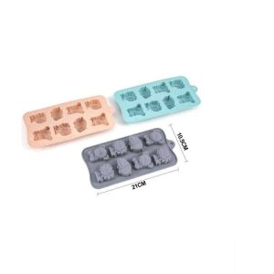 Állatfigurás szilikon praliné és süteményforma 21x10.5cm Torch