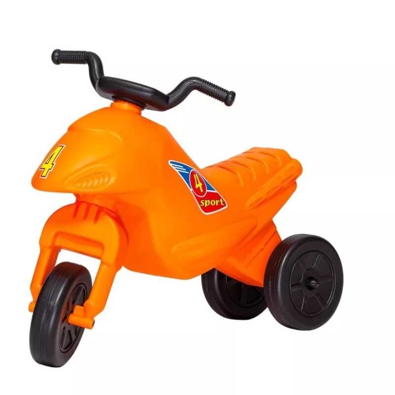 Sport 4-es Junior Műanyag 3 kerekű Futómotor- narancsszín