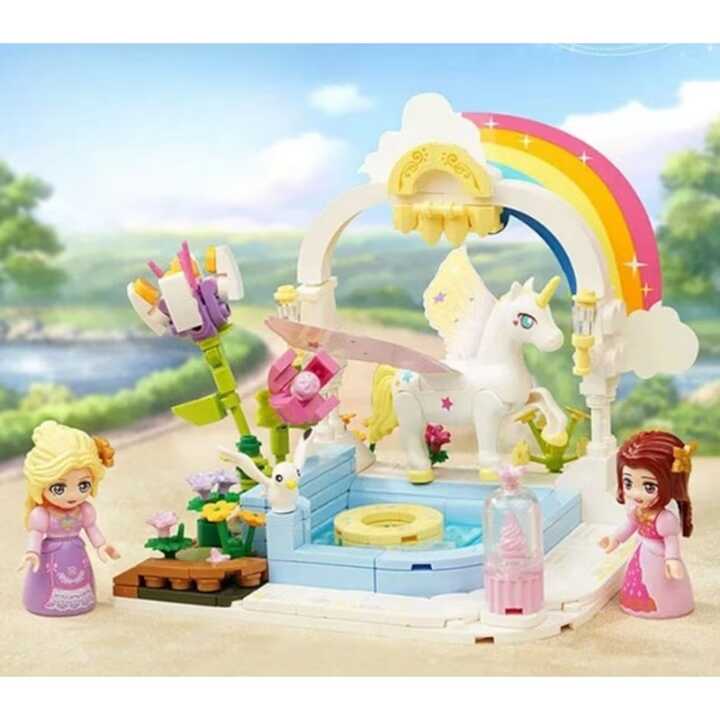 Varázslatos Unikornis medence építőjáték , 280 db -os , 6 éves kortól - Image 3