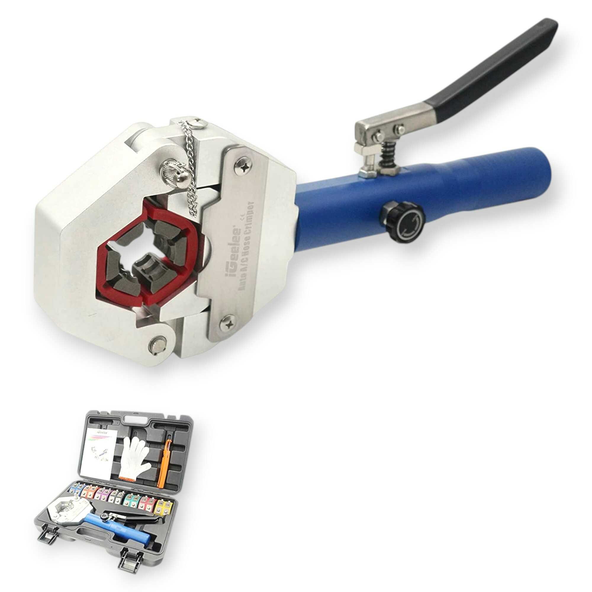 Hidraulikus AC Cső Krimpelő HBM 8 Tonna 4-70mm HA-0043 Hitman