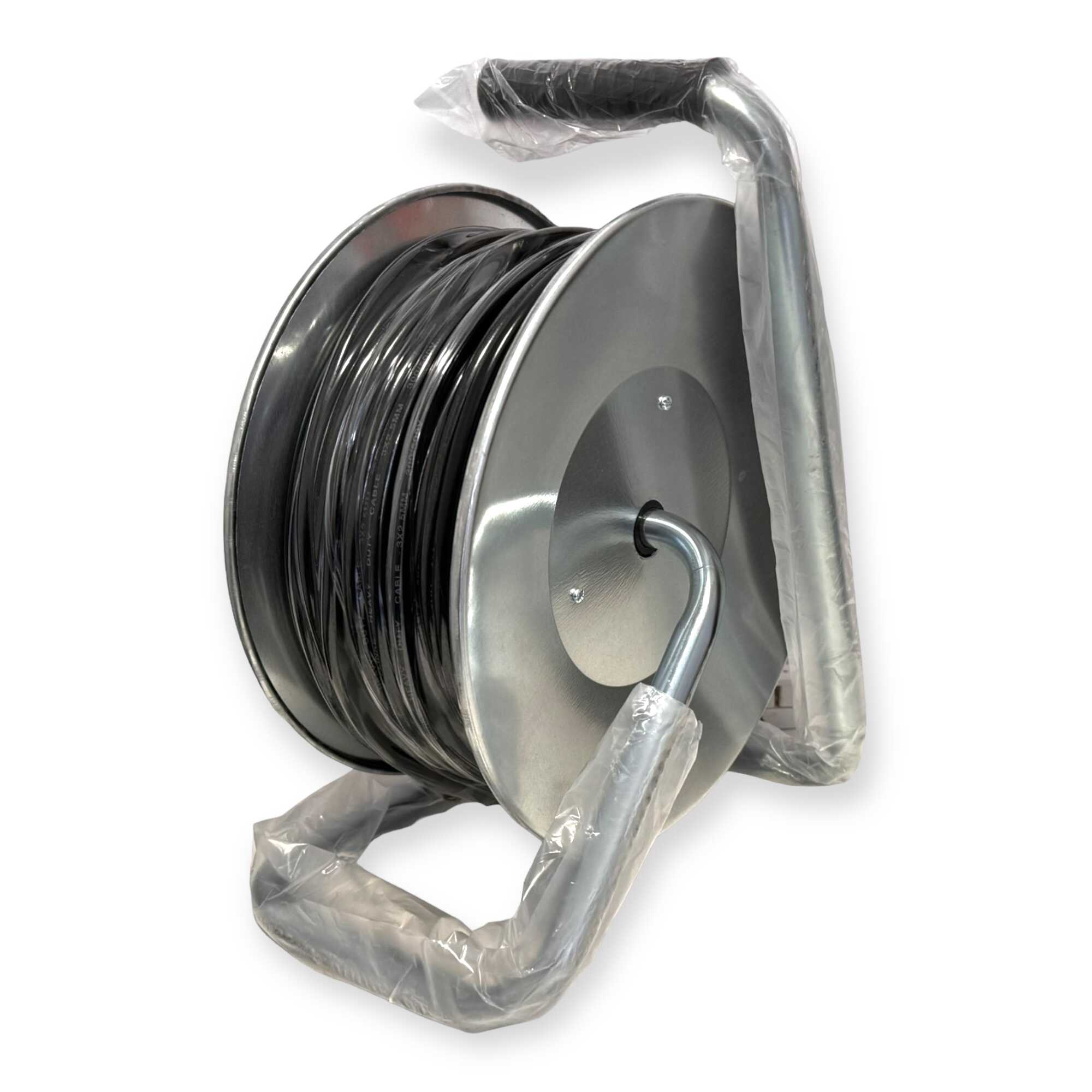 Gumis Hosszabbító Kábel Dob 50m 3x2,5mm² H07RN-F 4 Dugalj HT-HSB-3350M Hitman