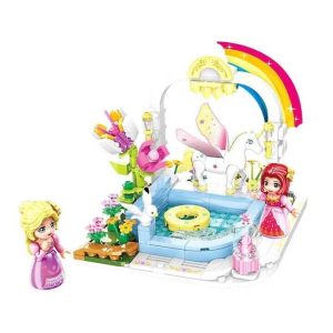 Varázslatos Unikornis medence építőjáték , 280 db -os , 6 éves kortól