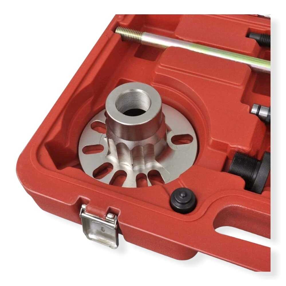 Csúszókalapácsos Kerékagy Lehúzó és Vezérlésrögzítő Készlet - 15 részes, ipari acél - HAINA HA-0013