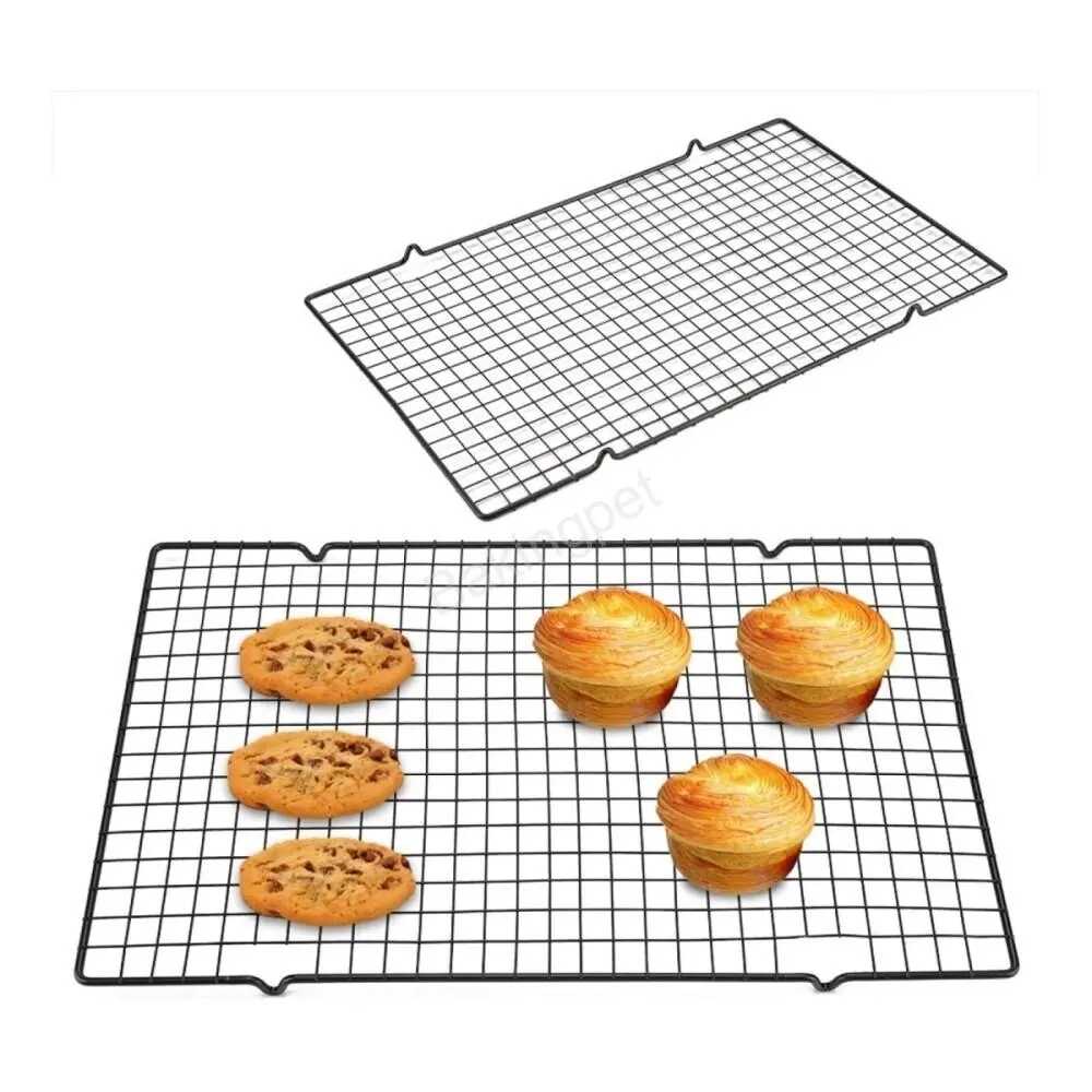 Fém süteményhűtő rács és sütőrács 40.8x25.4cm Kmt Style - Image 4