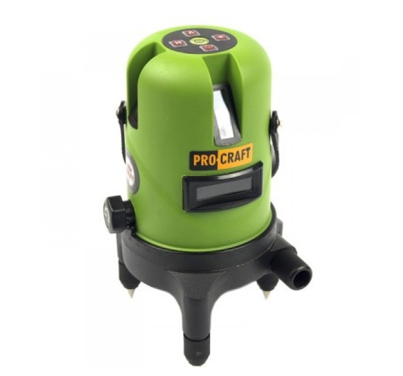 3D Zöld Lézeres Szintező akkumulátoros 15 méter (3 síkú) LE-3D PROCRAFT