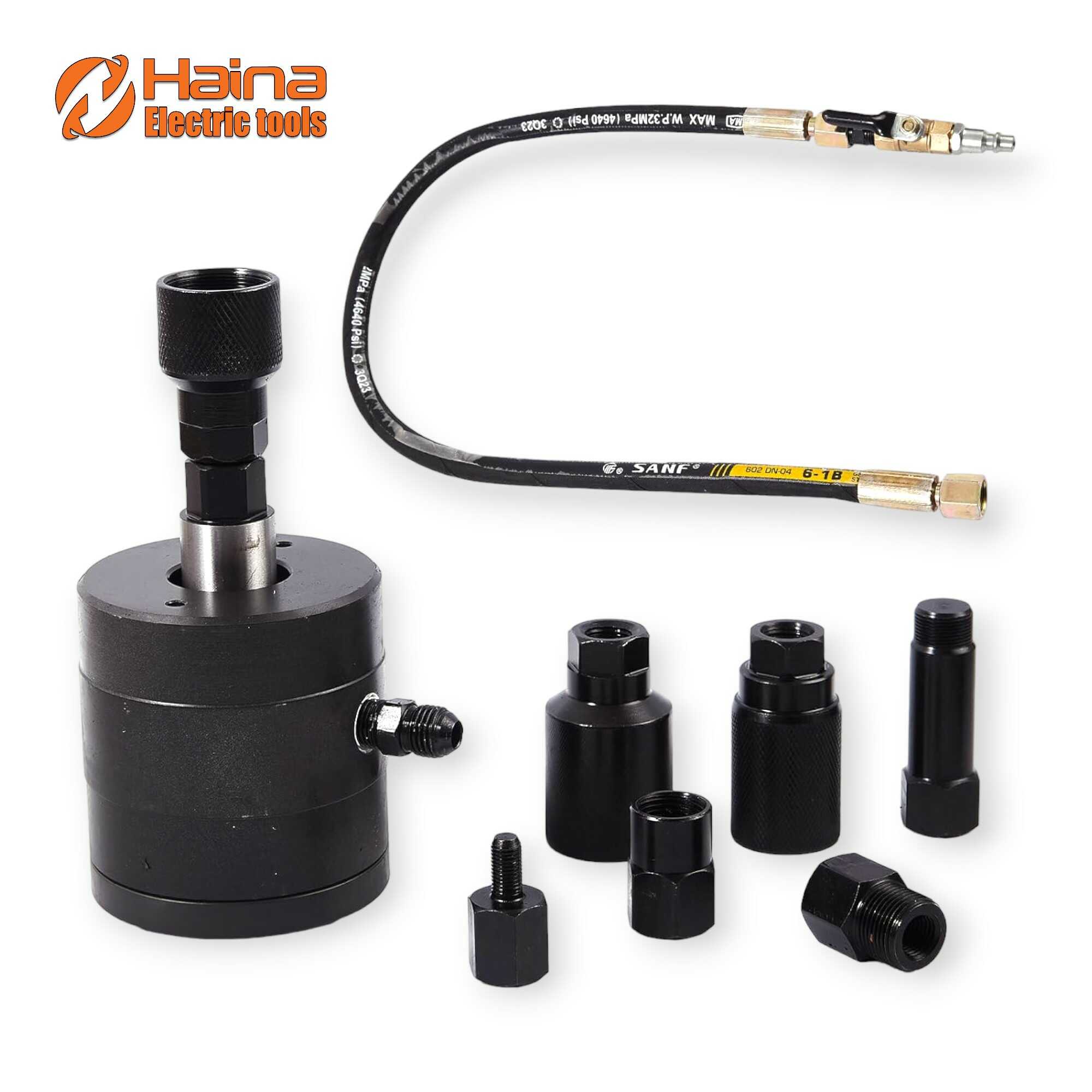 21 darabos Professzionális Pneumatikus Diesel Injektor Kihúzó Készlet - 6-12 bar Üzemi Nyomás - HITMAN HA-2540