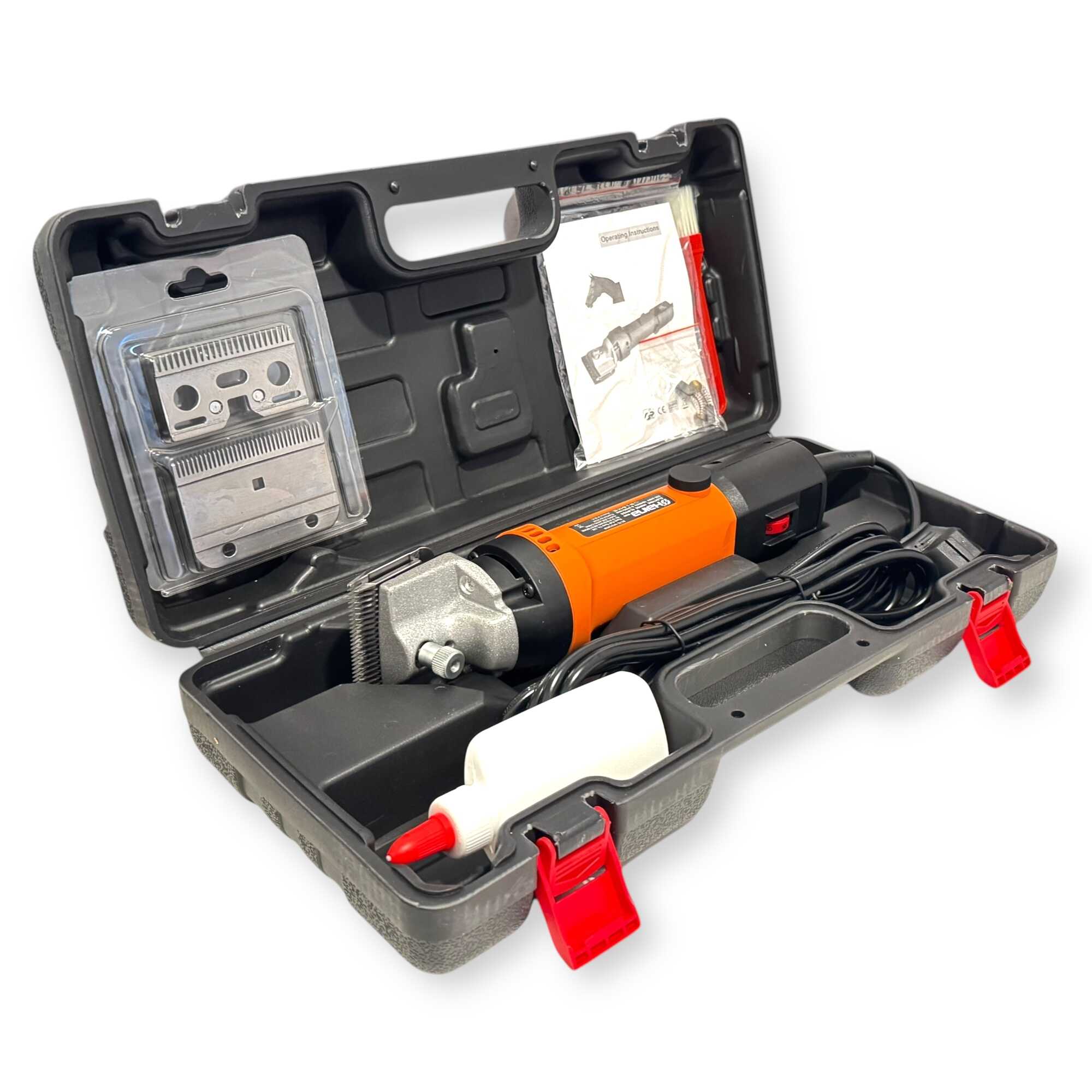 Professzionális Elektromos Lószőrnyíró Gép - 1000W Teljesítmény és Fordulatszám-szabályzás