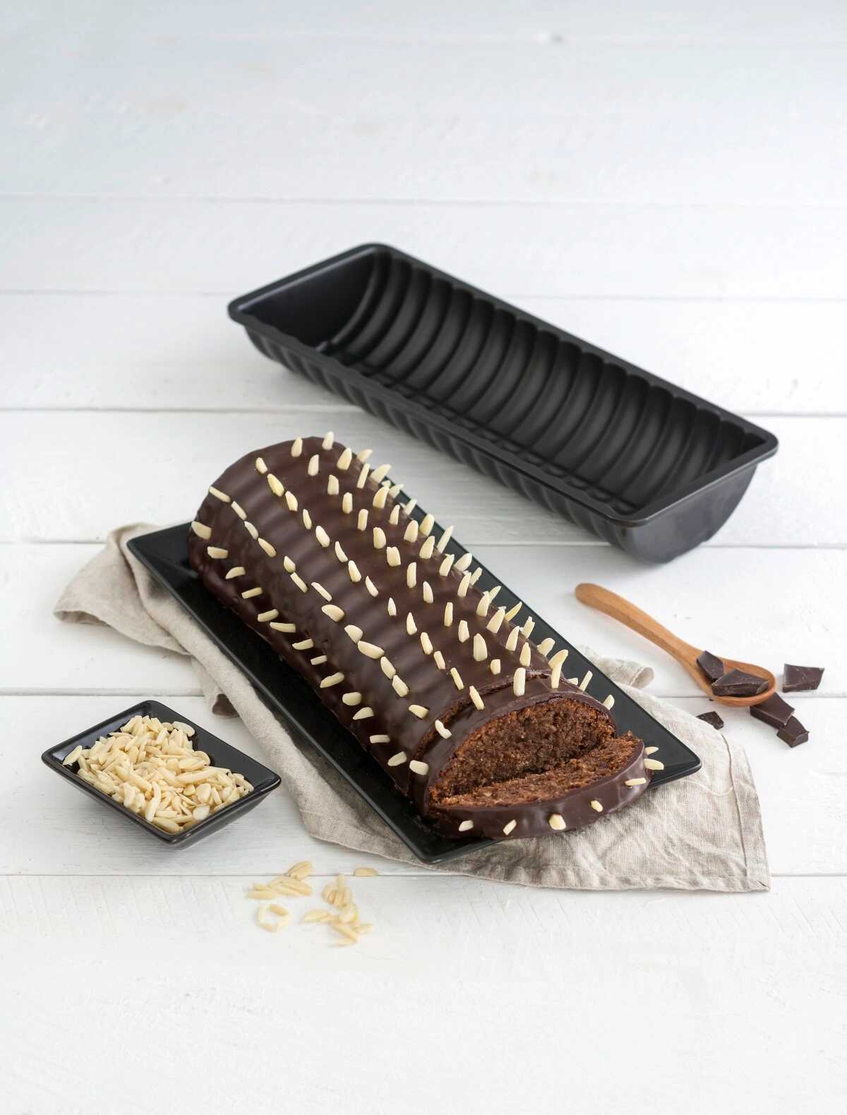 Tapadásmentes Bordázott Őzgerincforma és Süteményforma - 31,5 x 12 x 4,2 cm - Image 5