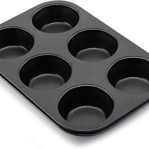 Tapadásmentes 6 Adagos Muffinsütő Tepsi - 26,5 x 17,5 x 3 cm