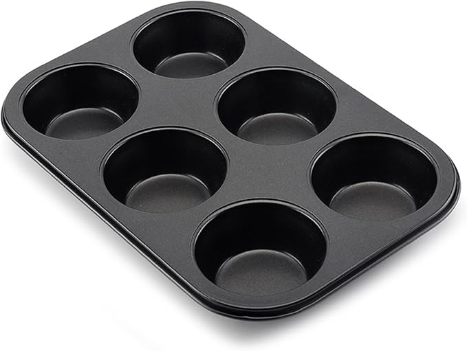 Tapadásmentes 6 Adagos Muffinsütő Tepsi - 26,5 x 17,5 x 3 cm