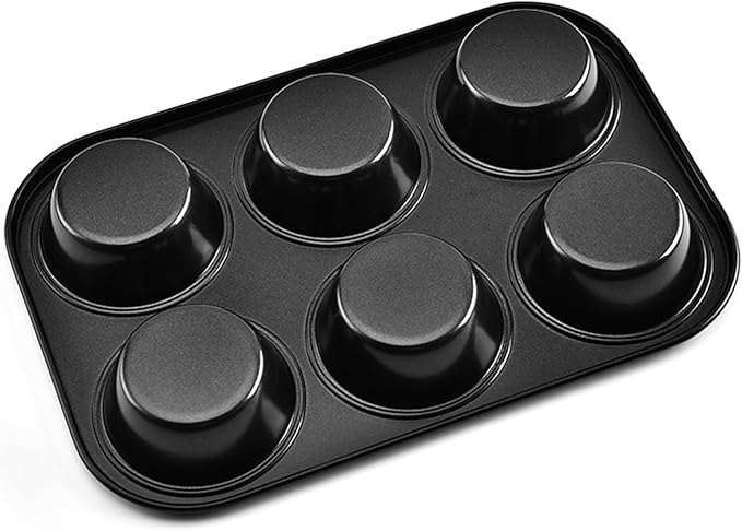 Tapadásmentes 6 Adagos Muffinsütő Tepsi - 26,5 x 17,5 x 3 cm - Image 2