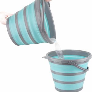 Összecsukható Szilikon Vödör Helytakarékos Kialakítással - 10 Liter