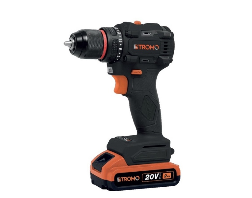 STROMO SA18BL DFR Professzionális Akkumulátoros Fúró-csavarozó 20V, Brushless motorral, cserélhető DFR tokmánnyal