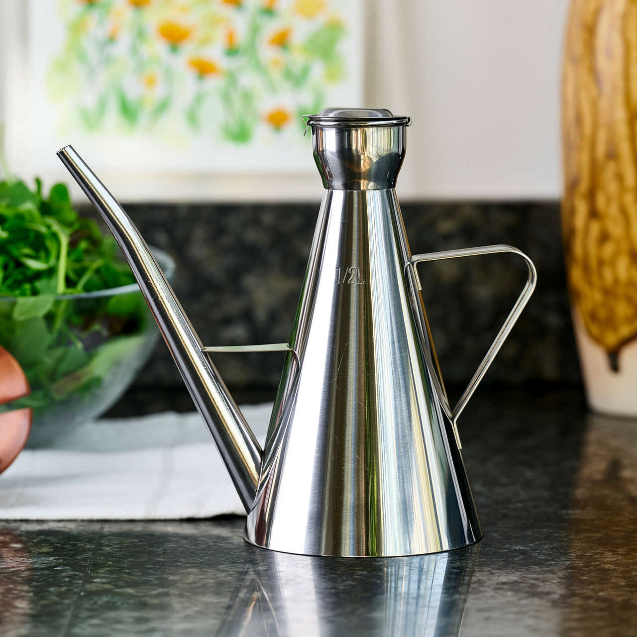 Rozsdamentes hosszú csőrű olajtartó kanna 250ml Kmt Style - Image 6