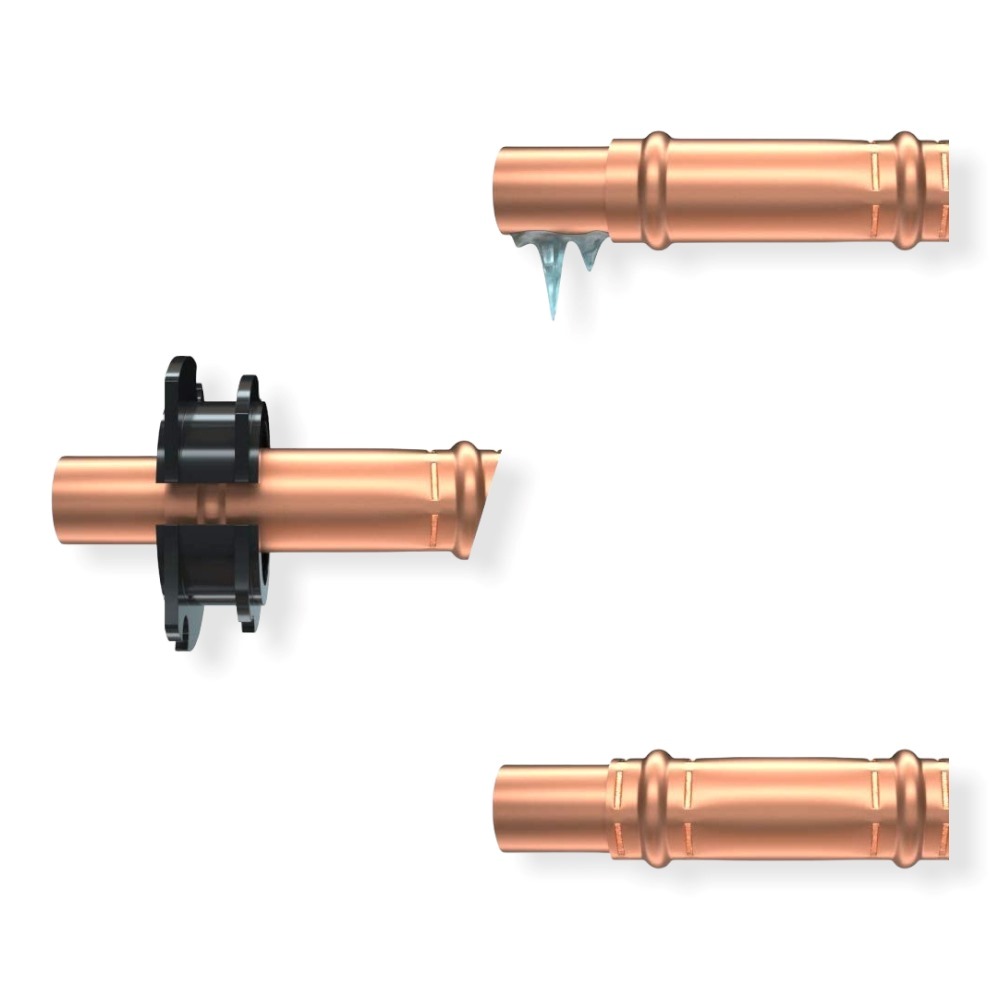 Hidraulikus Krimpelő Fogó Csövekhez 16-32mm 8 Tonna 3db Tokmánnyal HA-0044 Haina