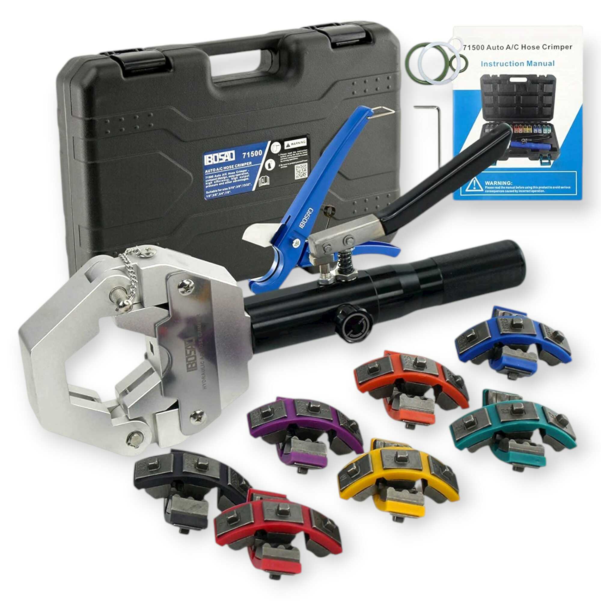 Hidraulikus AC Cső Krimpelő HBM 8 Tonna 4-70mm HA-0043 Hitman