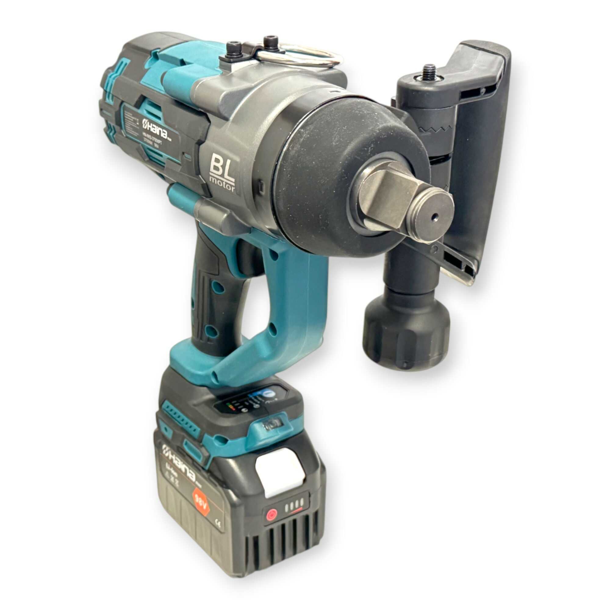 Akkumulátoros Ütvecsavarozó Kerékkulcs 3700Nm 98V 1" Ipari Fej H-IWS-3700XPT Haina