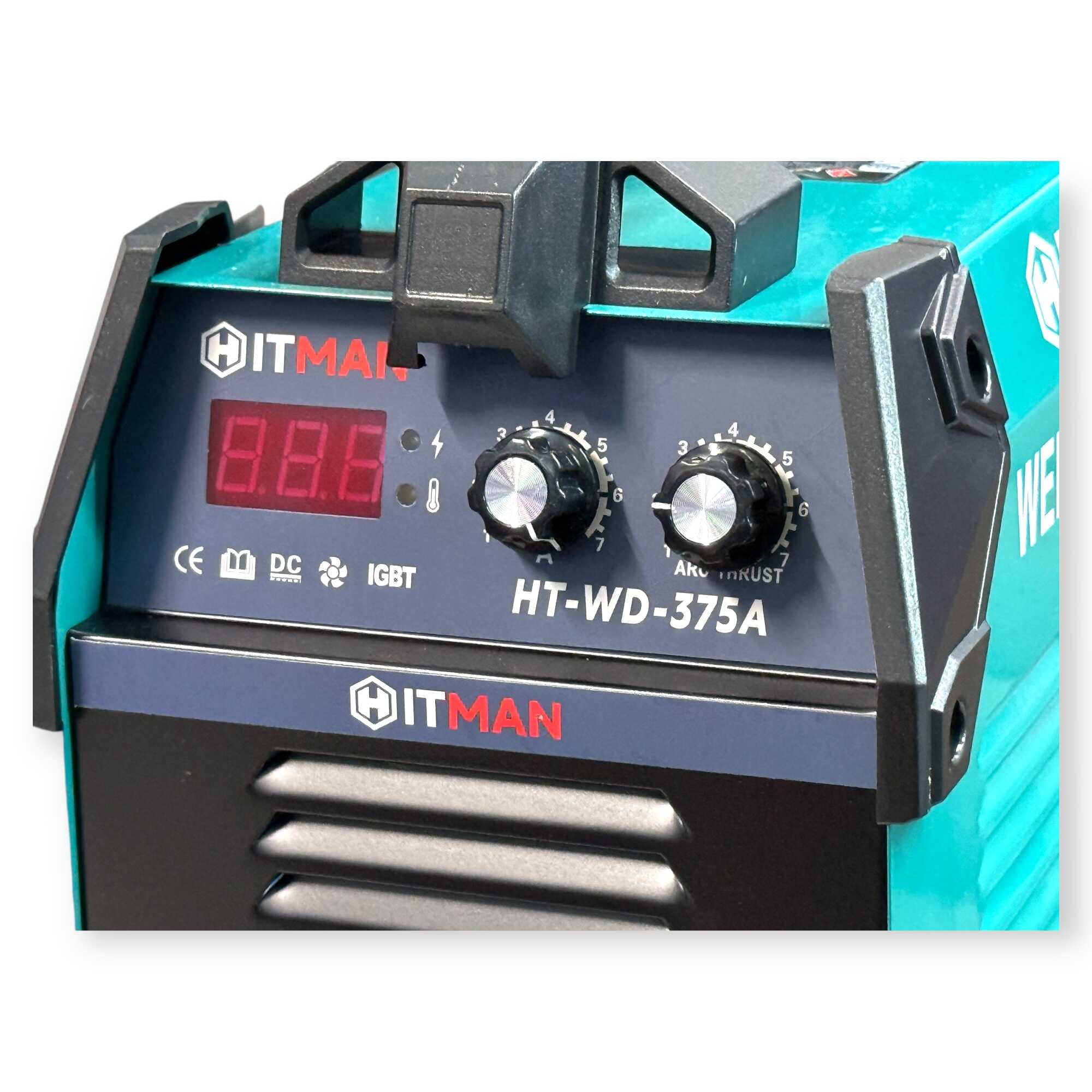 Inverteres Hegesztőgép 375A ARC Force IGBT Hot Start HT-ARC-375A Hitman