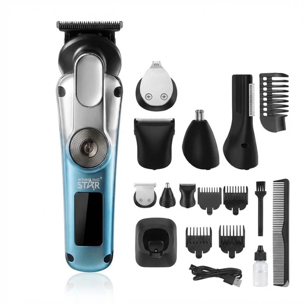 Winning Star Total Grooming 6 az 1-ben Professzionális Haj- és Szakállvágó Szett - Image 7