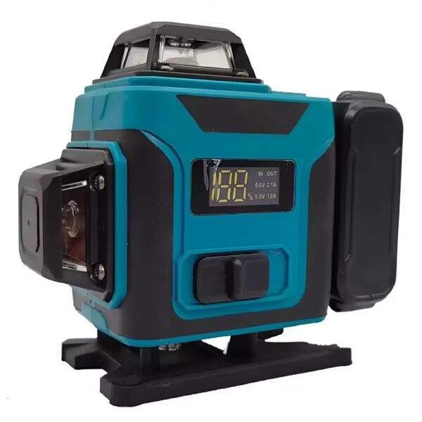 Professzionális 4D 16 vonalas önszintező lézer zöld fénnyel, 2 db akkumulátorral, hordozó állvánnyal SAT-1060 SUPAMASTER