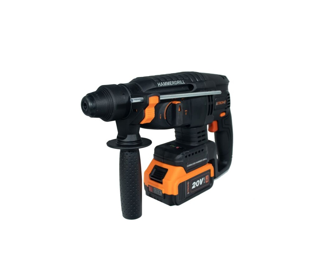 STROMO AHA24 Professzionális Akkumulátoros Fúró- és Vésőkalapács 20V, Brushless motorral, 26 mm fúrási kapacitással