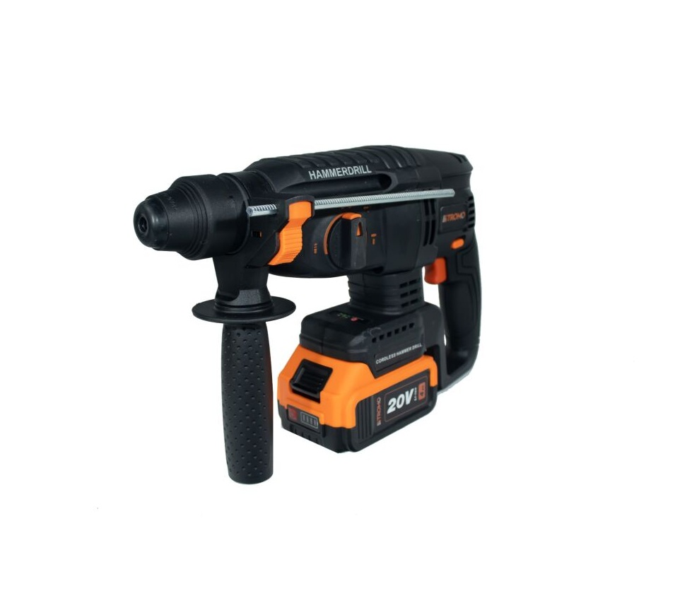 STROMO AHA24 Professzionális Akkumulátoros Fúró- és Vésőkalapács 20V, Brushless motorral, 26 mm fúrási kapacitással