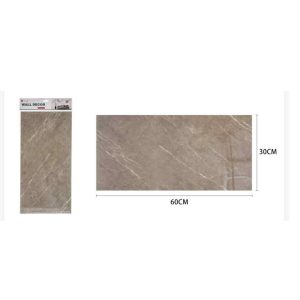 Elegáns Sötétszürke Márványmintás Öntapadós Fali Dekoráció 60cm x 30cm