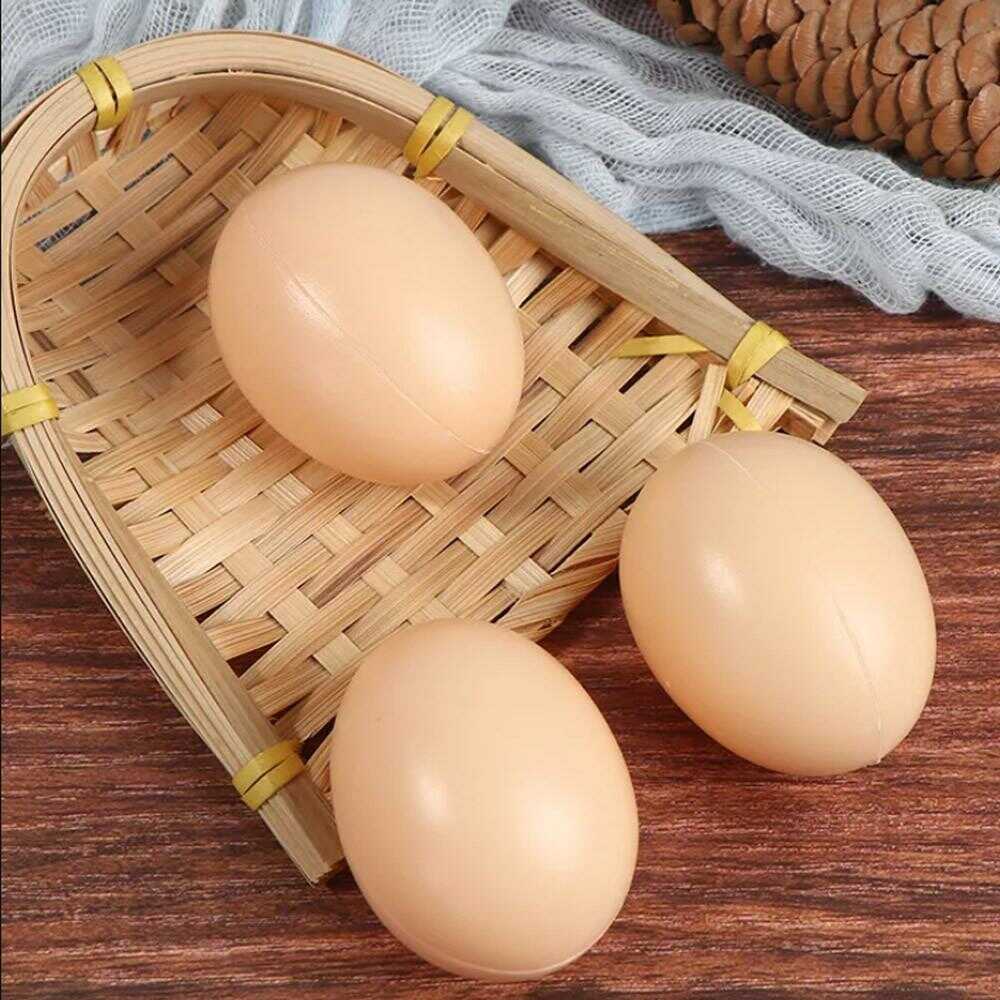 Húsvéti natúr hatású dekorációs tojás szett 6,3x4,5 cm 6 db/csomag KTM - Image 2