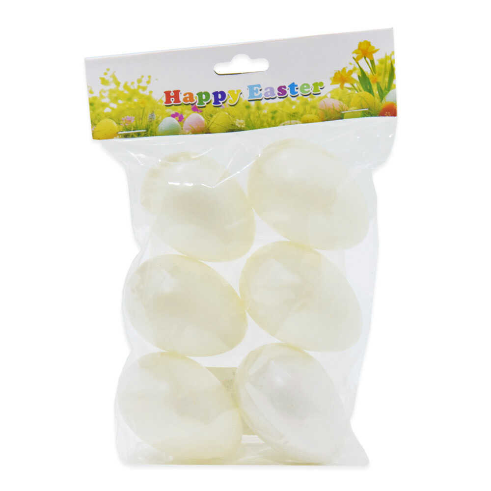 Húsvéti natúr hatású dekorációs tojás szett 6,3x4,5 cm 6 db/csomag KTM - Image 4