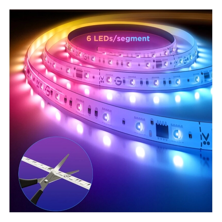 Öntapadós Többszínű SMD LED Szalag 20m - Image 2